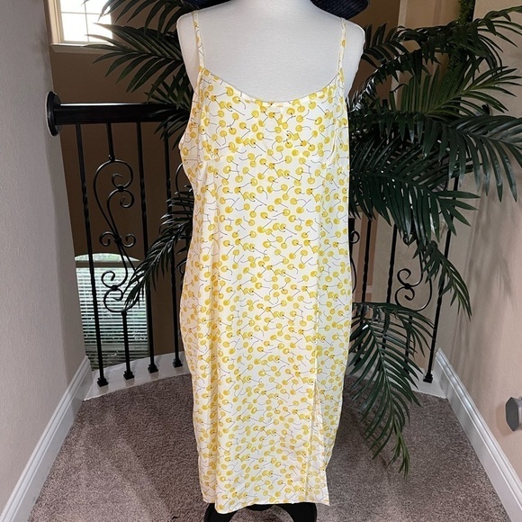 Cherry Print Casual Slip Cami Summer Dress - Picture 6 of 11